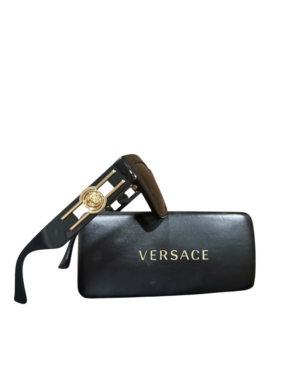 Versace VE4453 GB1/87 Black Gold Medusa Square Sunglasses w/ Case - Picture 9 of 10